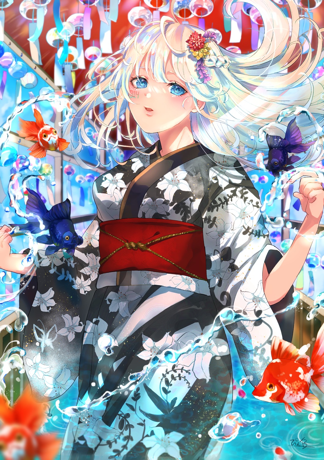 pinkokoikoi wet yukata