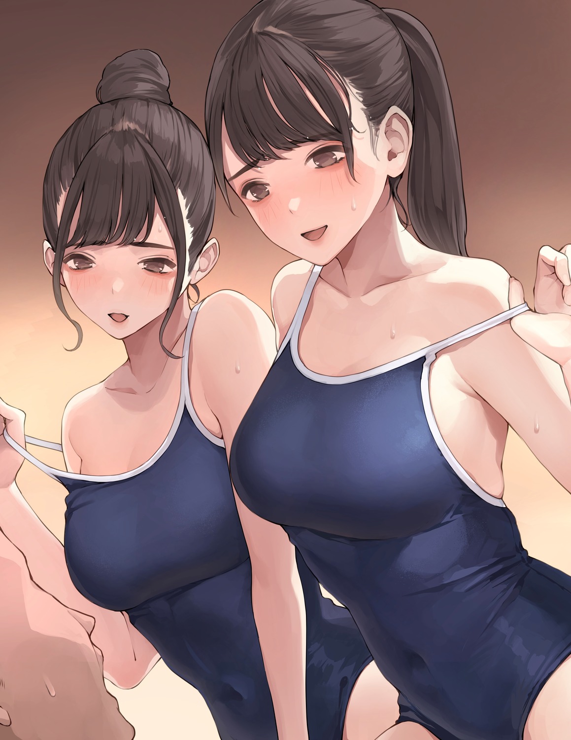 koh_(minagi_kou) school_swimsuit swimsuits undressing