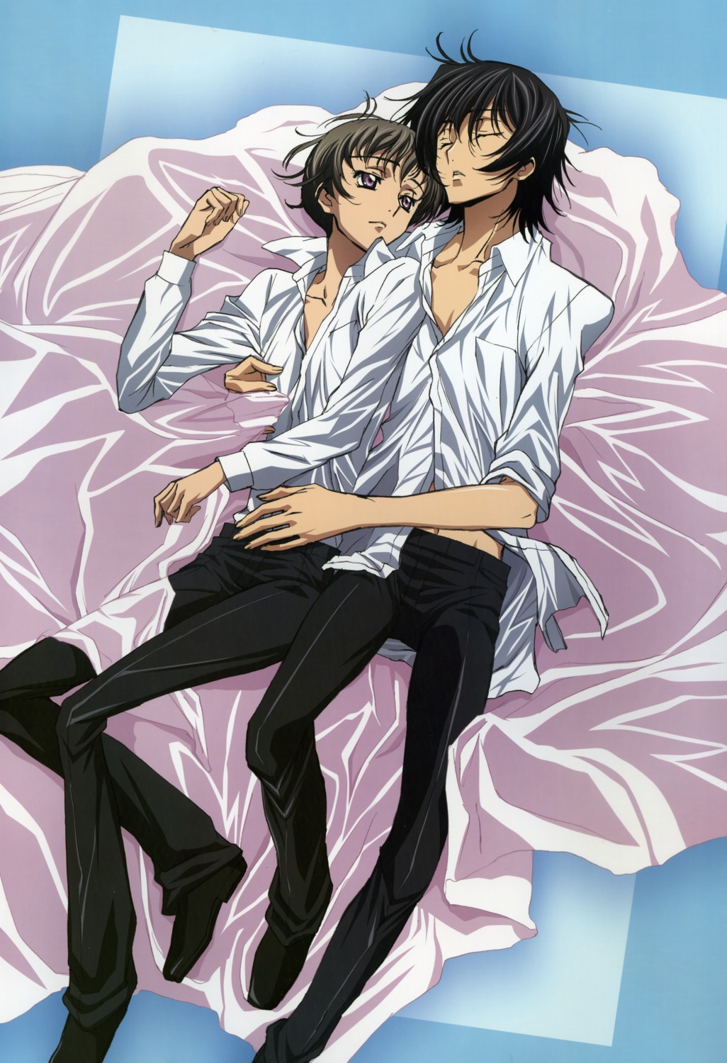 code_geass lelouch_lamperouge male rollo_lamperouge sakou_yukie yaoi