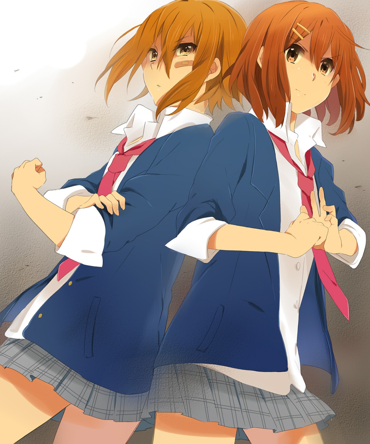 hirasawa_yui k-on! karuha seifuku tainaka_ritsu