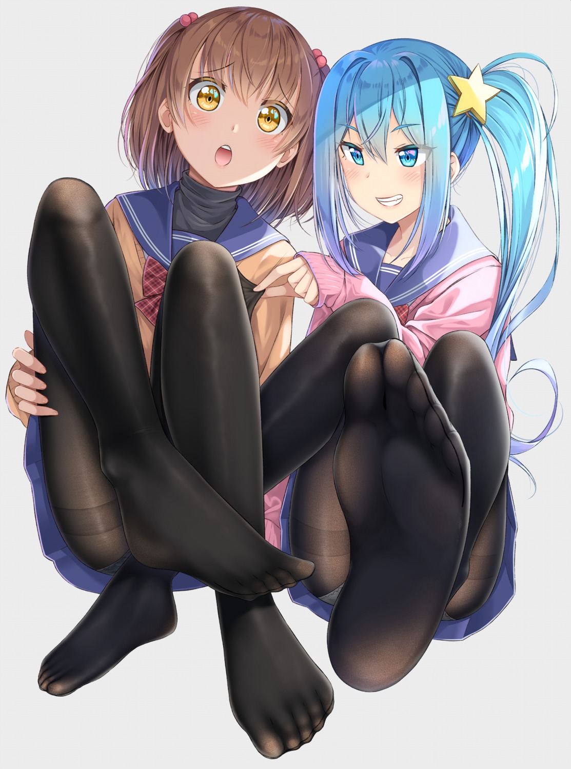 feet gurande pantsu pantyhose seifuku sweater