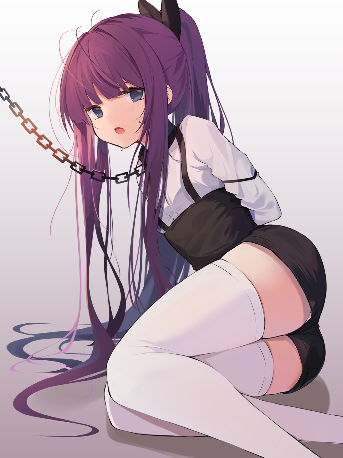 azur_lane bondage pantsu tashkent_(azur_lane) thighhighs uniform ziro_(zirorong)