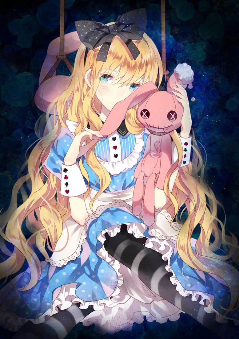 alice alice_in_wonderland domotolain lolita_fashion pantyhose