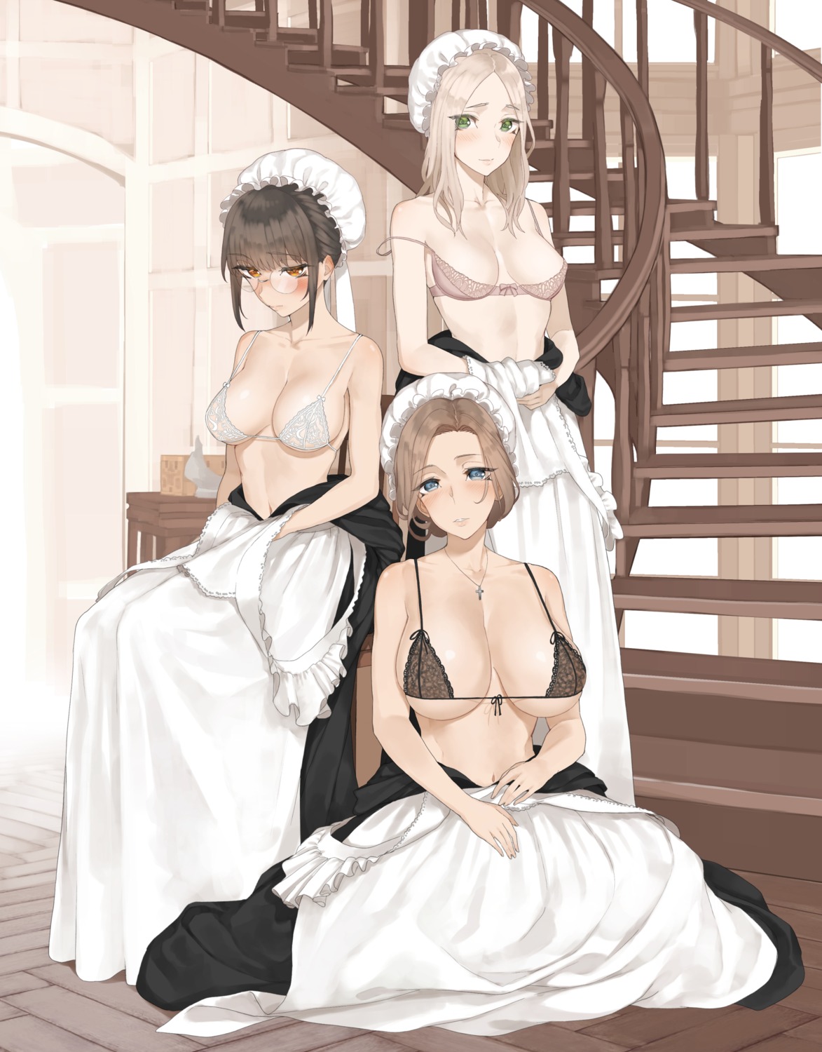 bra maid megane throtem