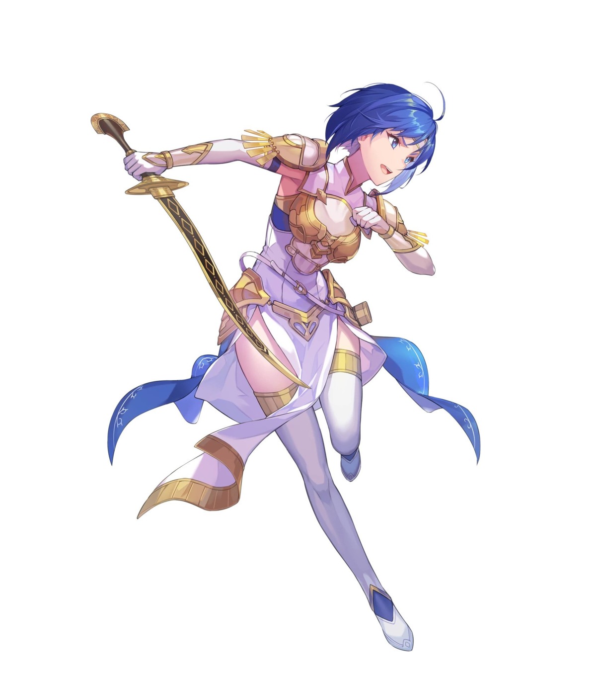 armor catria dress fire_emblem fire_emblem_echoes fire_emblem_heroes kakage nintendo sword thighhighs