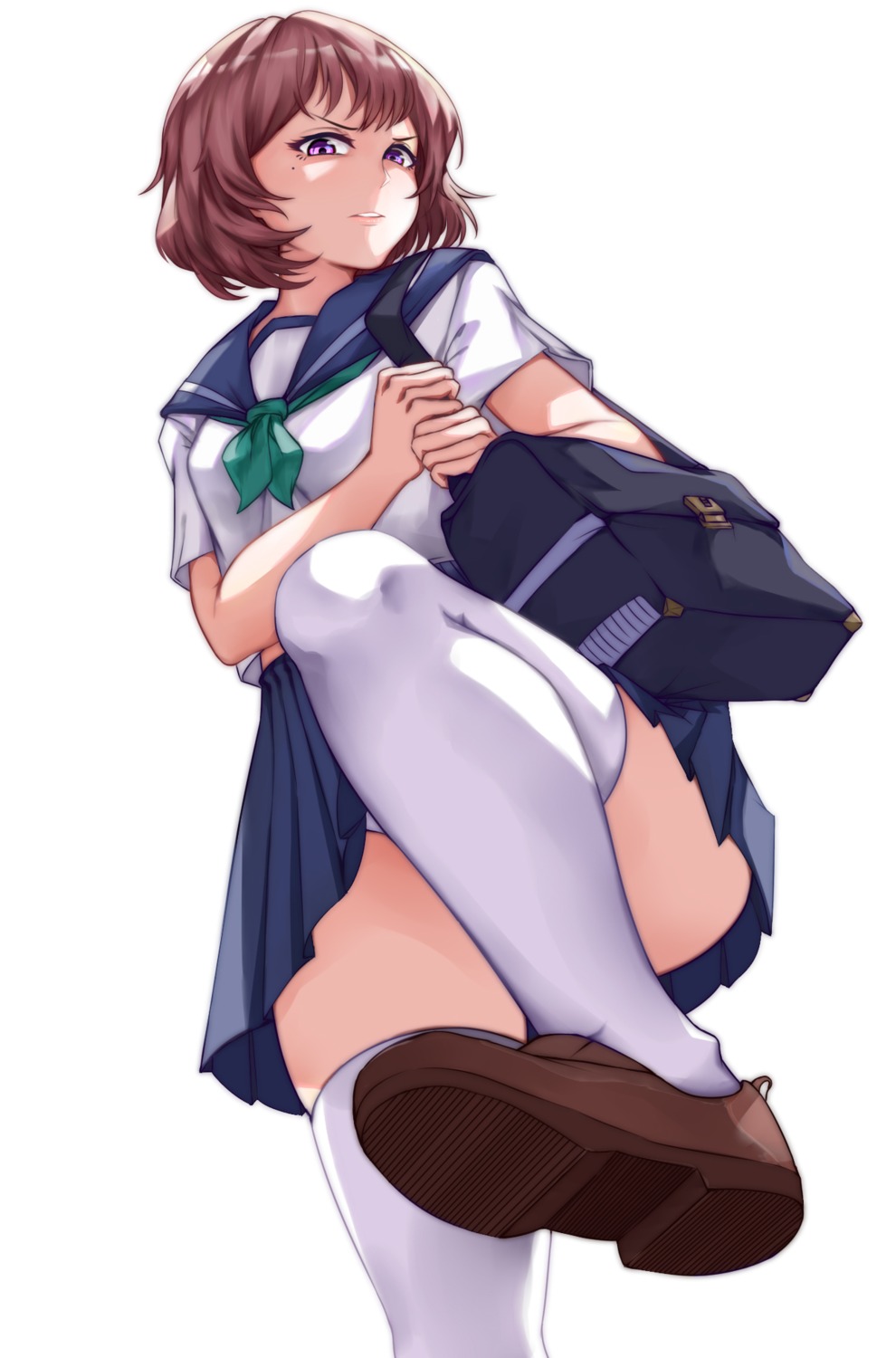 kasari pantsu seifuku thighhighs