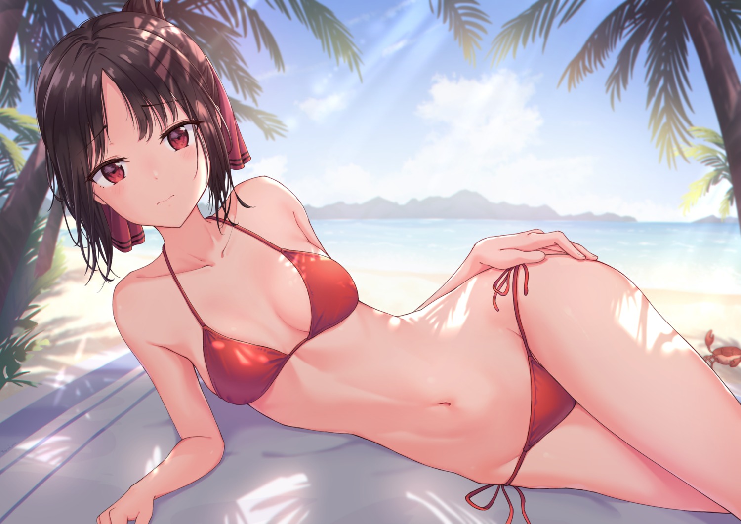 bikini kaguya-sama_wa_kokurasetai_~tensai-tachi_no_renai_zunousen~ marinesnow shinomiya_kaguya swimsuits