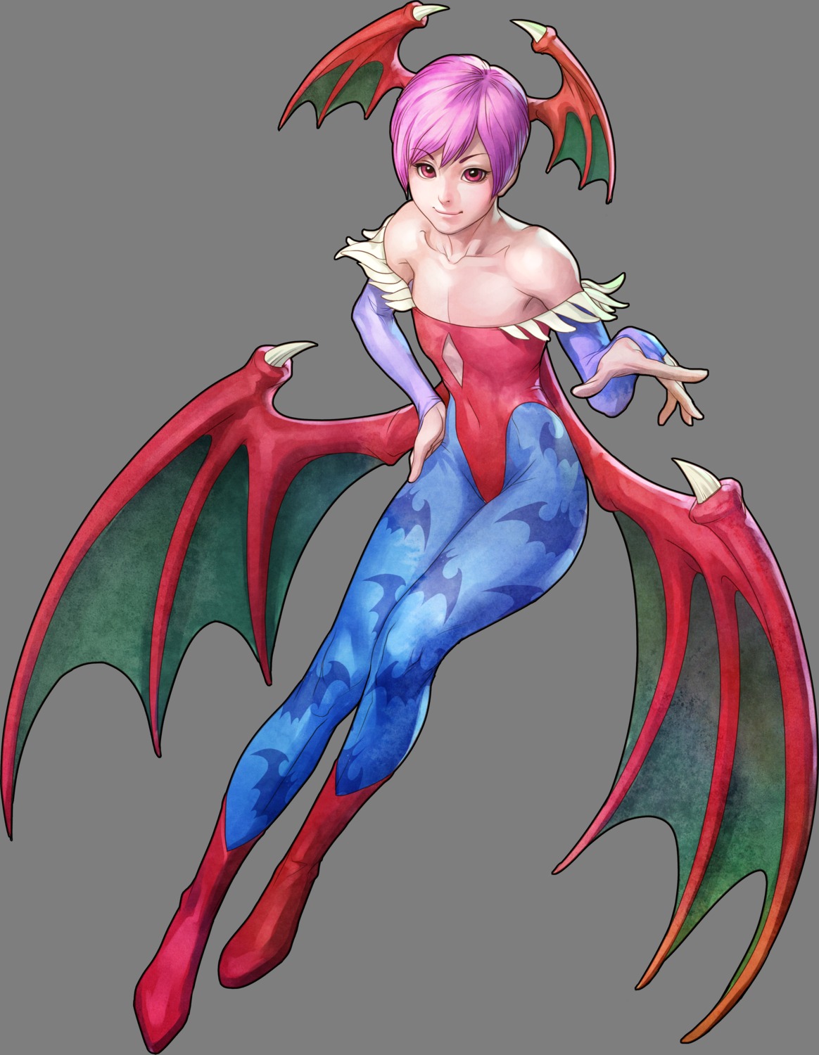 capcom dark_stalkers lilith_aensland stanley_lau transparent_png wings