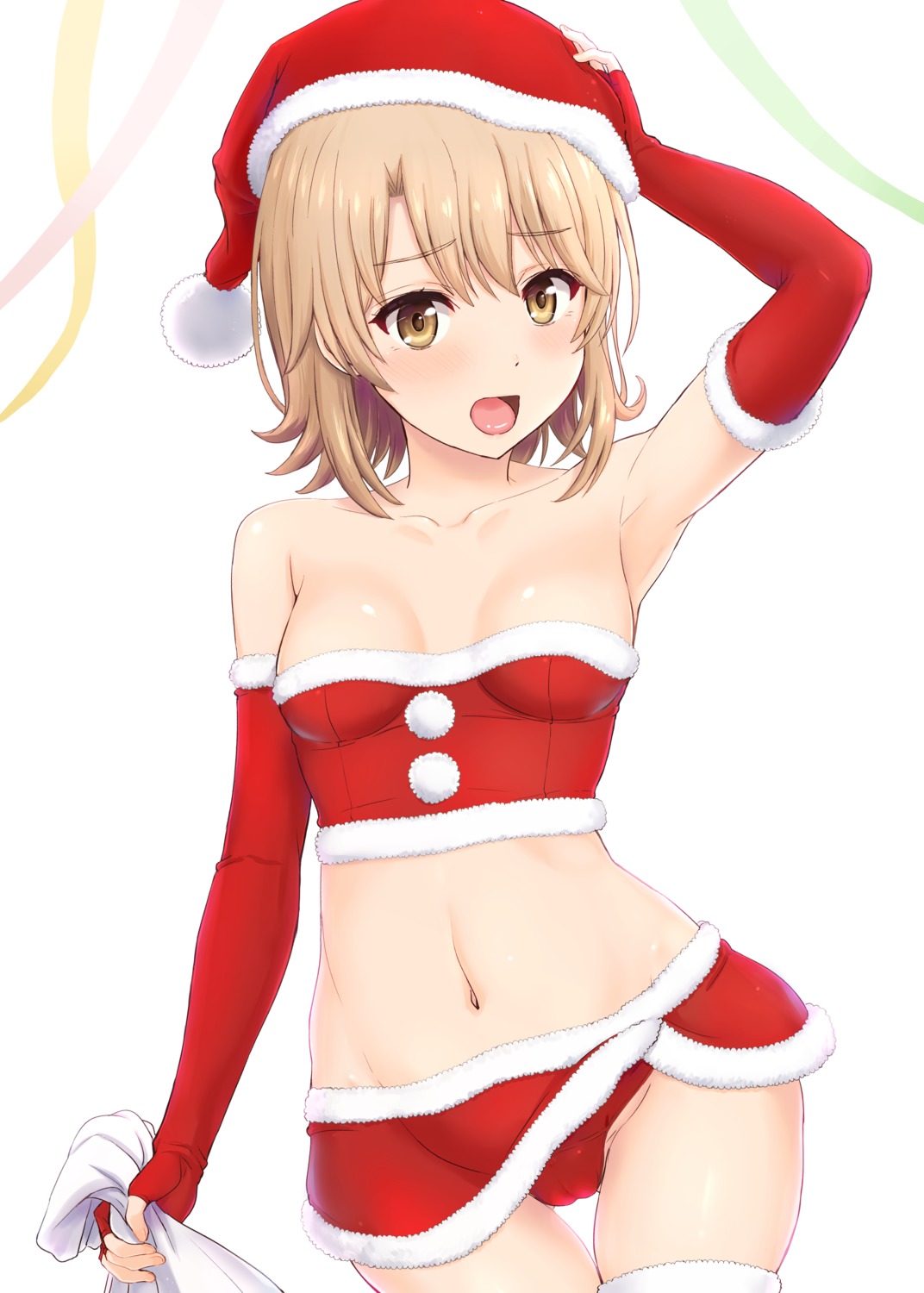 cameltoe christmas inanaki_shiki isshiki_iroha pantsu yahari_ore_no_seishun_lovecome_wa_machigatteiru.