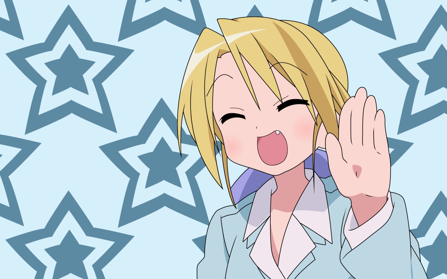 business_suit kuroi_nanako lucky_star wallpaper