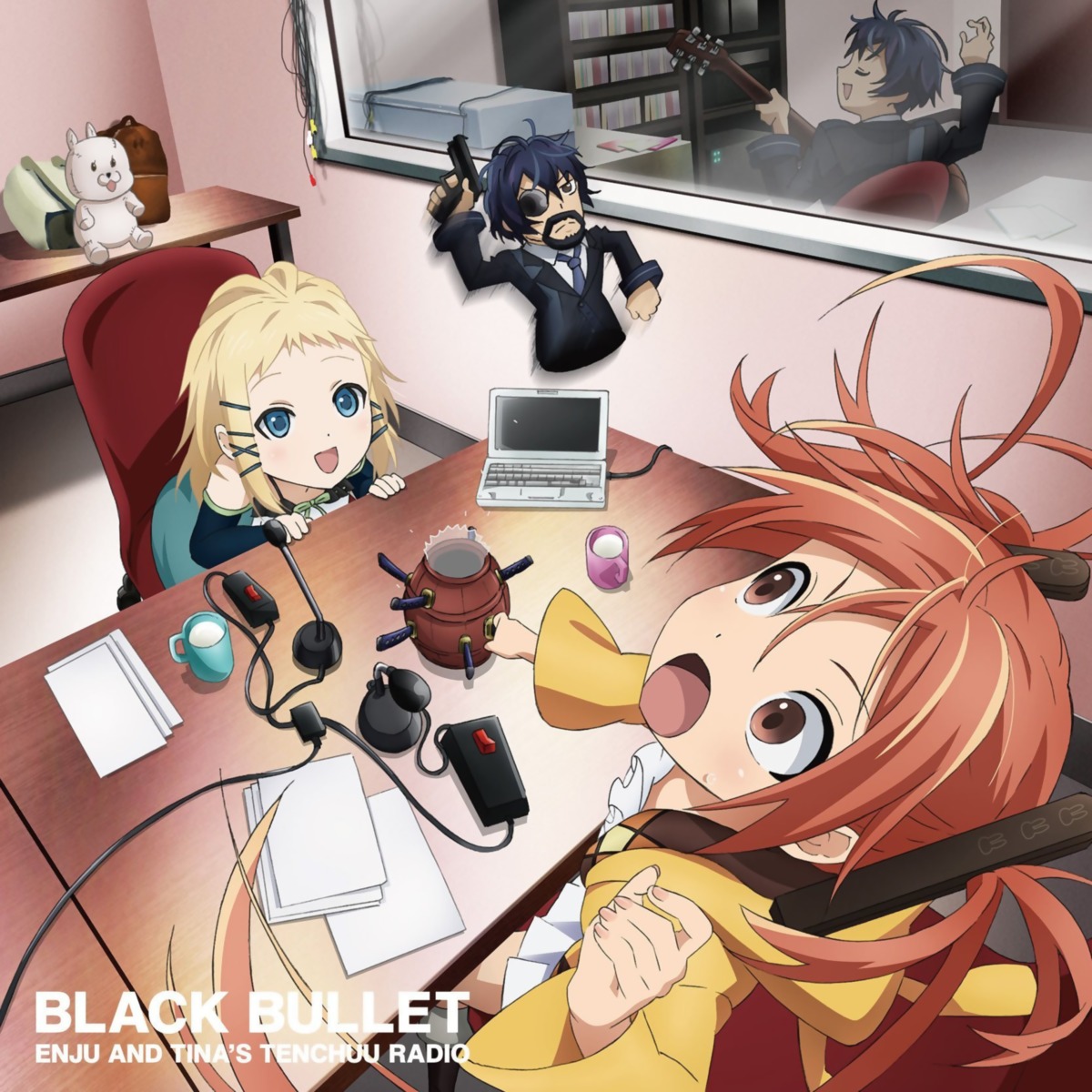 aihara_enju black_bullet disc_cover guitar satomi_rentarou tina_sprout