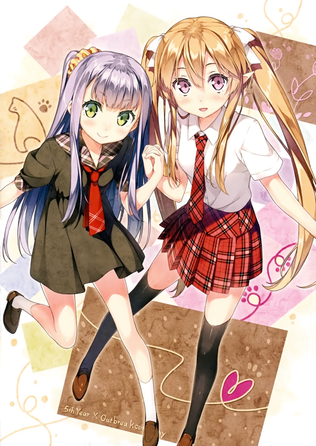 5_nenme_no_houkago kantoku myuseru_foaran outbreak_company petralka_anne_eldant_iii pointy_ears seifuku thighhighs