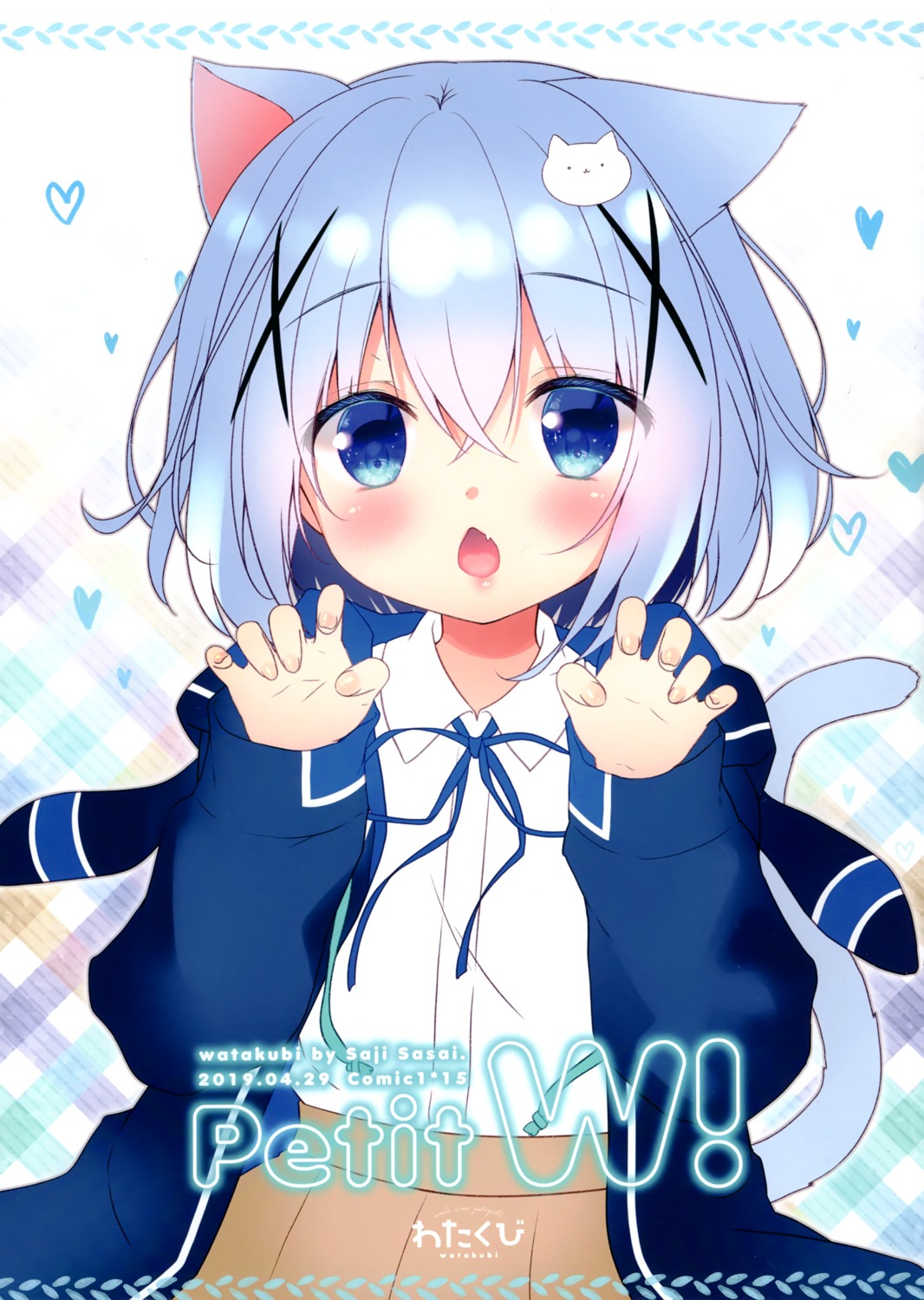 animal_ears gochuumon_wa_usagi_desu_ka? kafuu_chino nekomimi sasai_saji watakubi