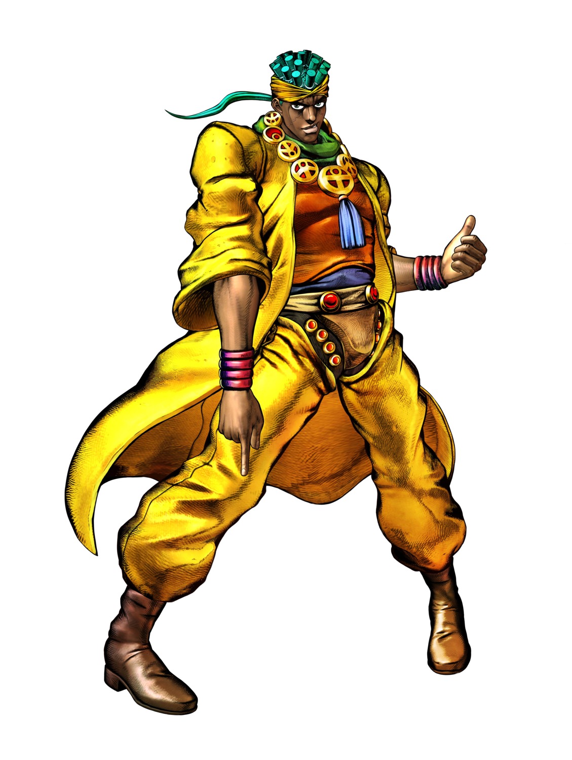 jojo's_bizarre_adventure male mohammed_avdol