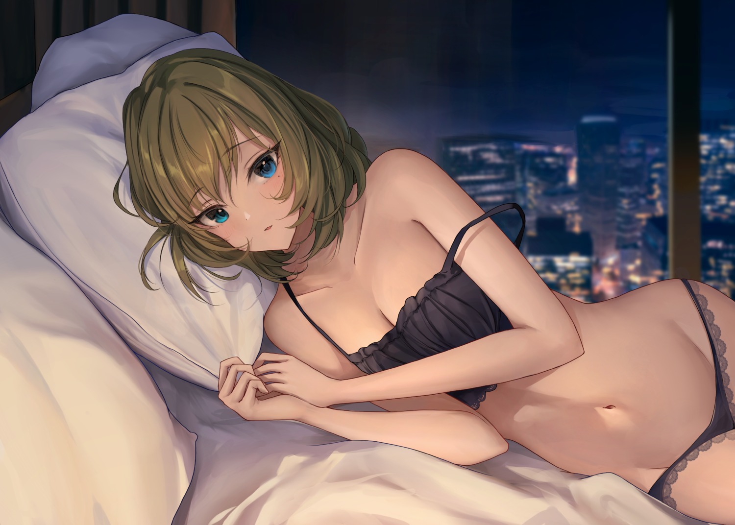 bra heterochromia nyome991 pantsu takagaki_kaede the_idolm@ster the_idolm@ster_cinderella_girls