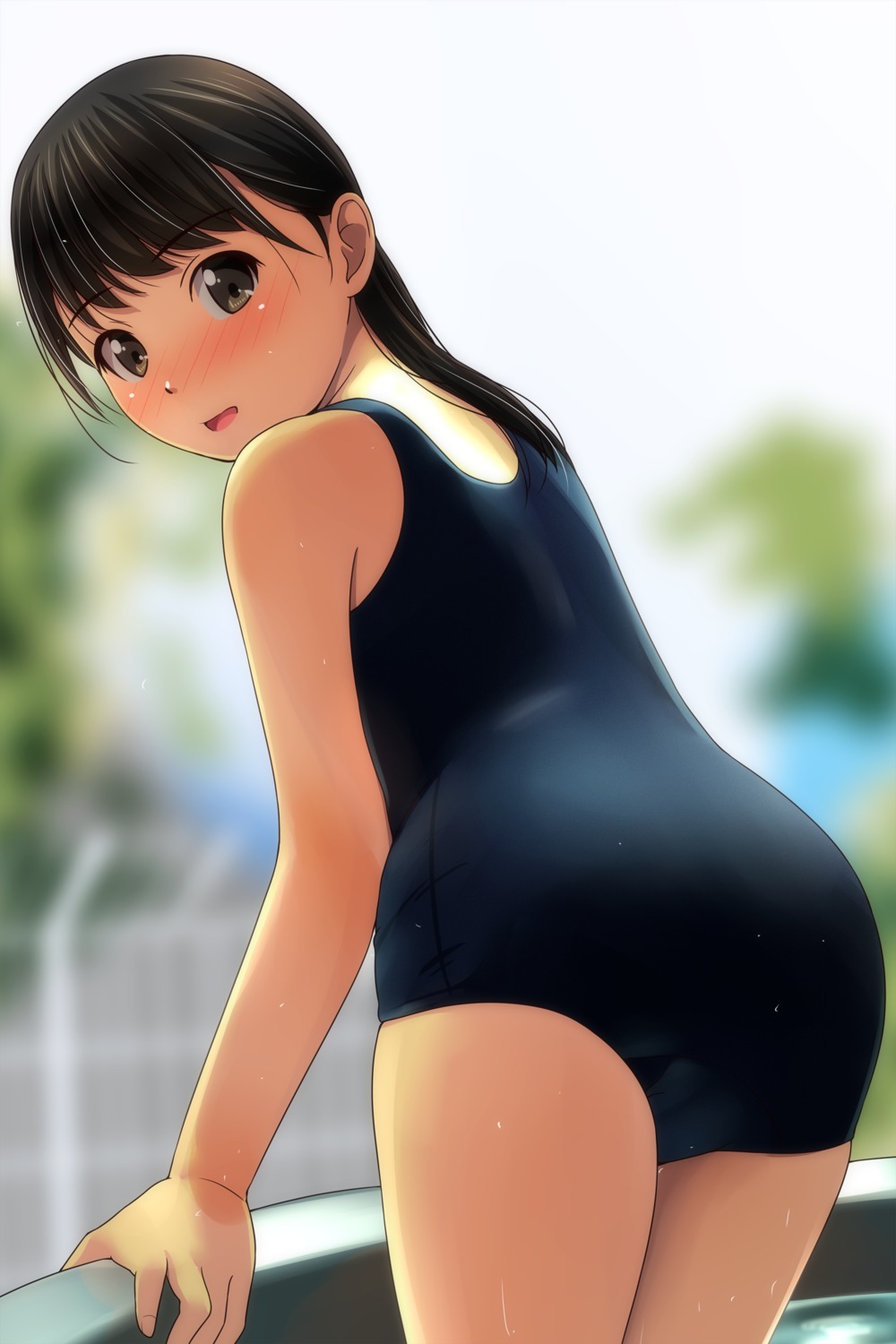 ass matsunaga_kouyou school_swimsuit swimsuits