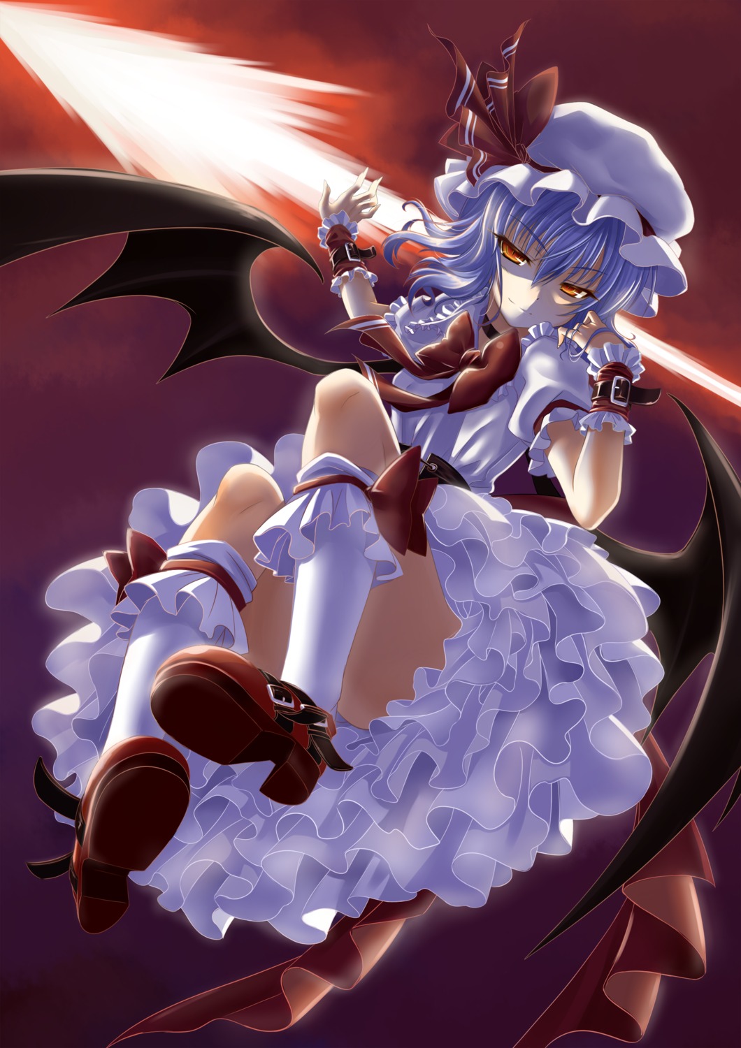 okitakung remilia_scarlet touhou wings