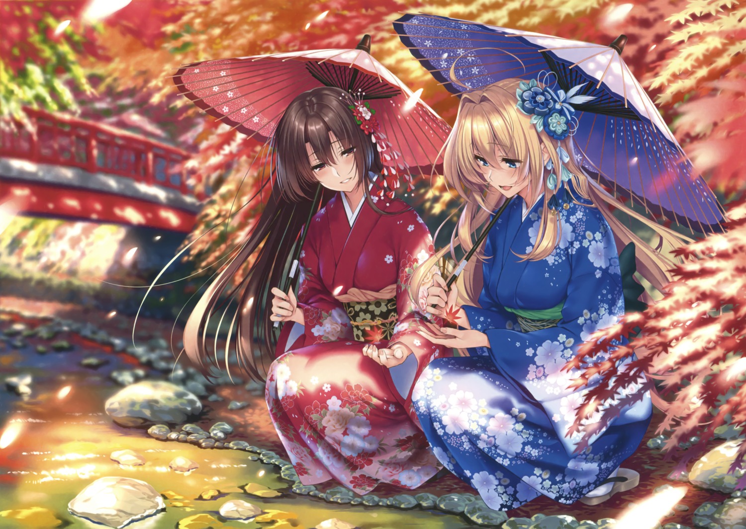 kimono piromizu umbrella