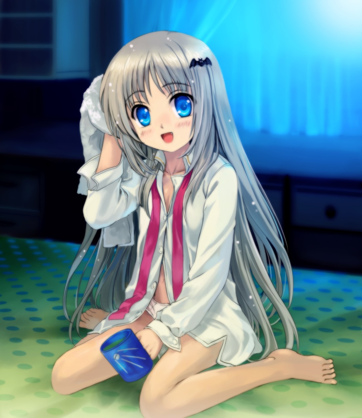 dress_shirt feet little_busters! moonknives noumi_kudryavka pantsu