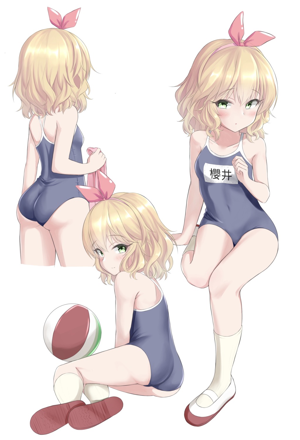 ass loli minamoto_tarou sakurai_momoka_(idolm@ster) school_swimsuit swimsuits the_idolm@ster the_idolm@ster_cinderella_girls the_idolm@ster_cinderella_girls_u149