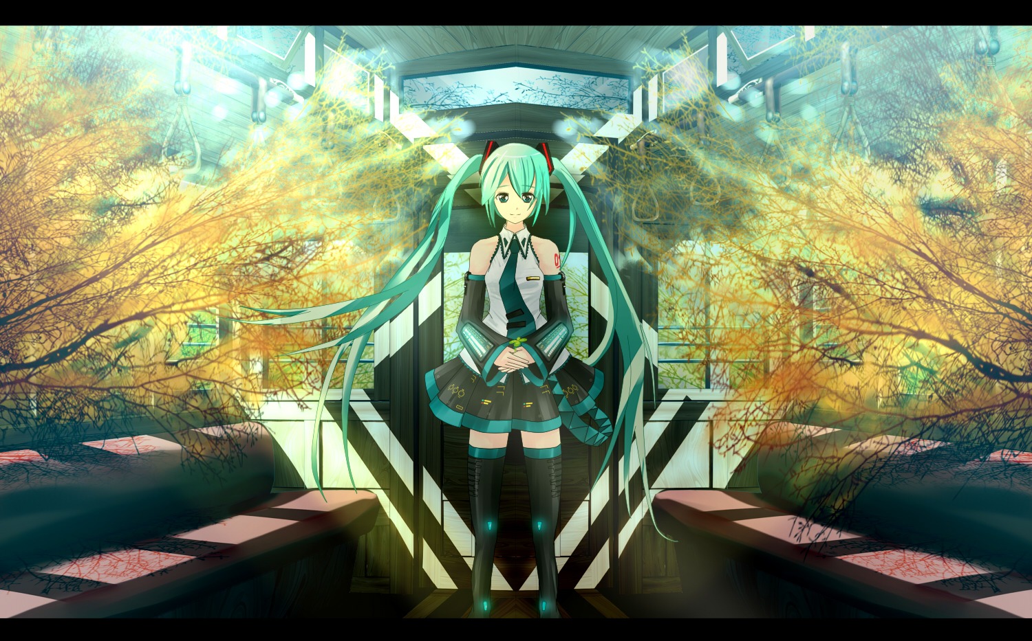 eto hatsune_miku thighhighs vocaloid