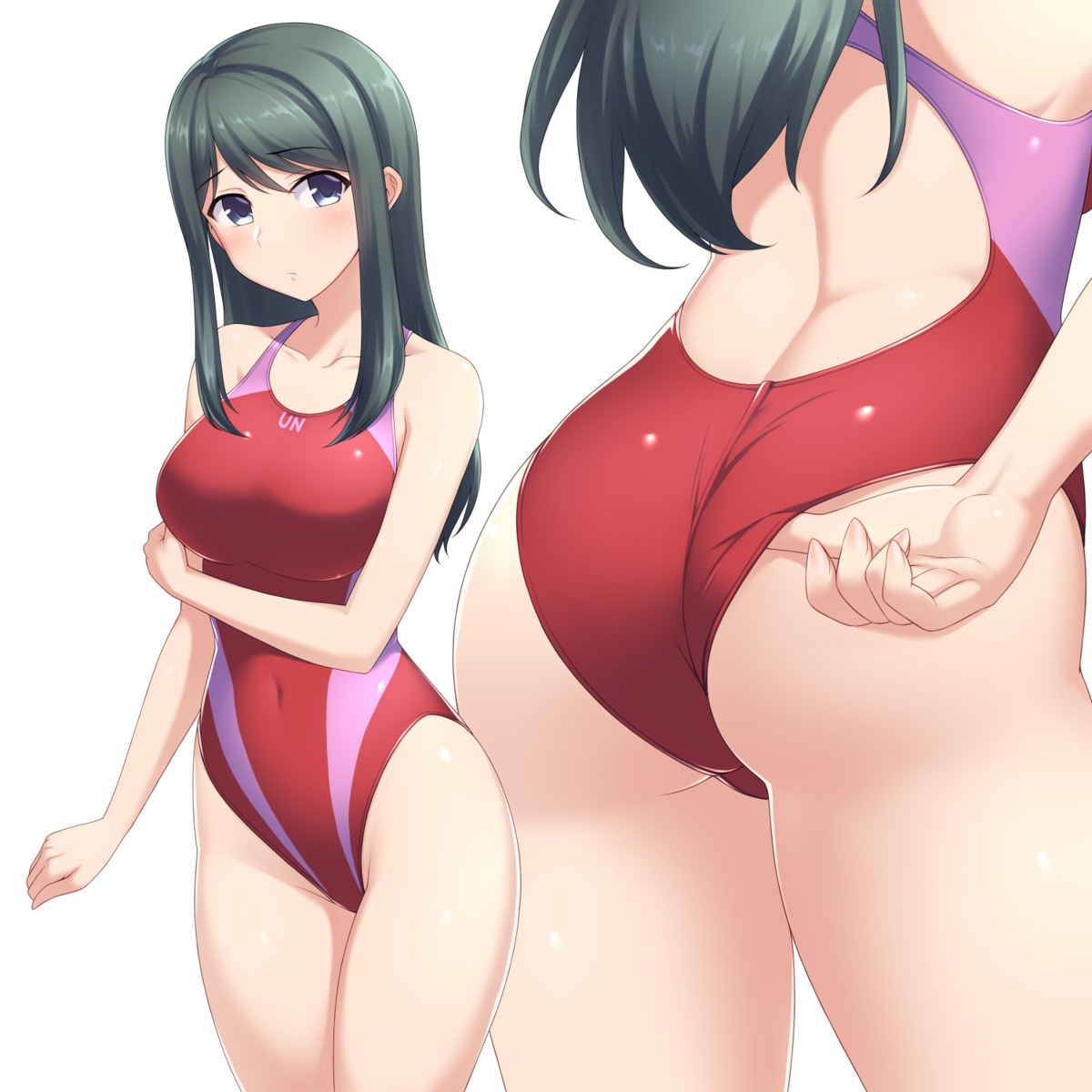 ass kazama_touko muvluv muvluv_alternative pataneet swimsuits