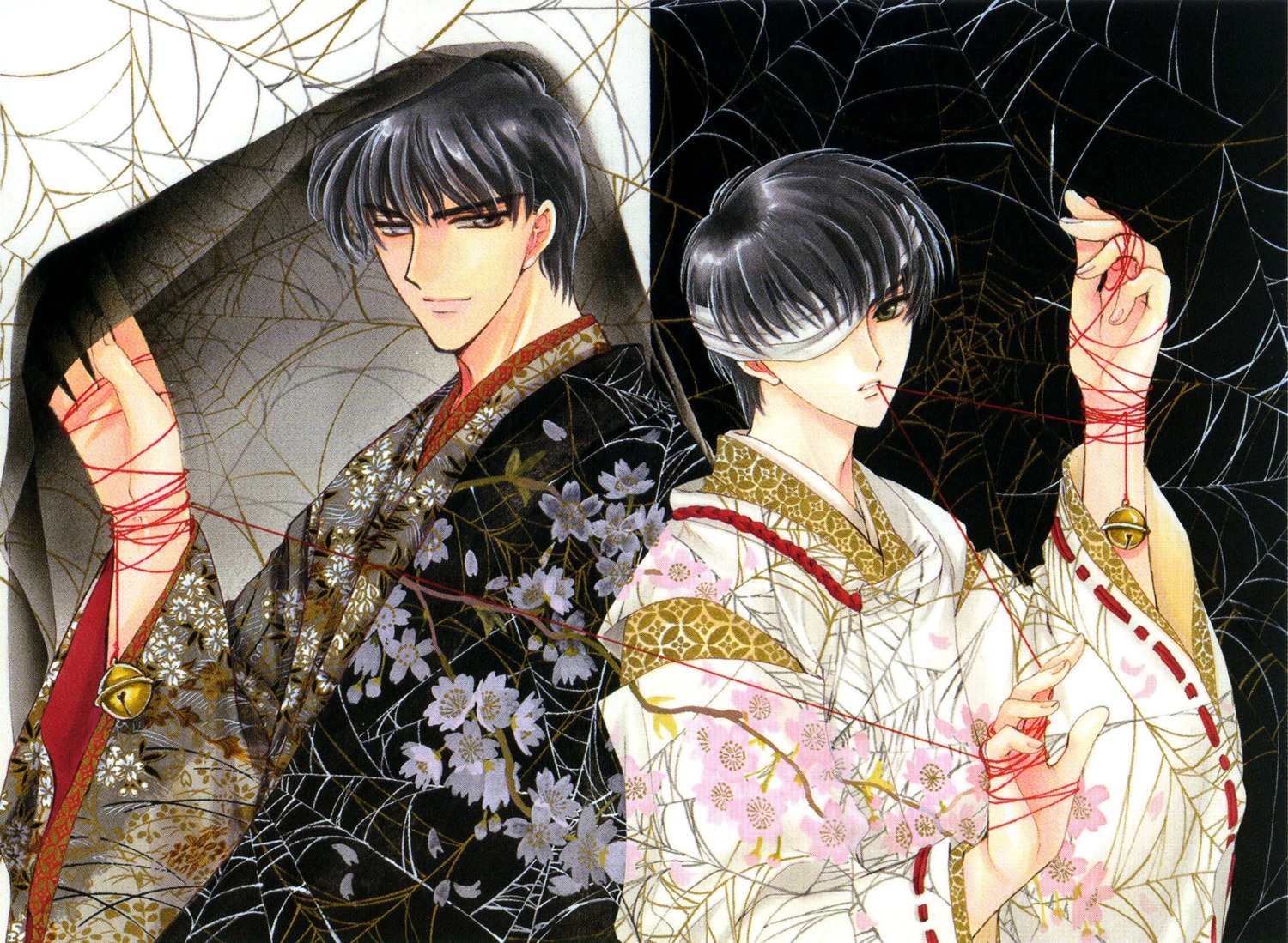 clamp male sakurazuka_seishirou scanning_artifacts sumeragi_subaru x