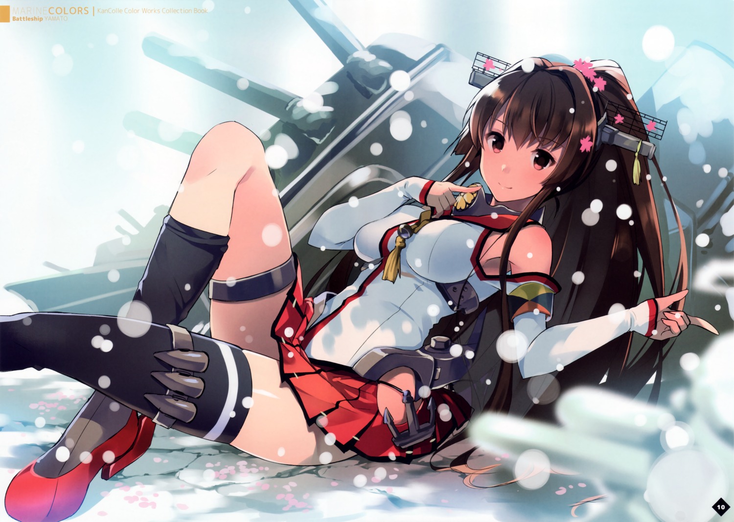 100acre heels kantai_collection thighhighs wadatsumi yamato_(kancolle)