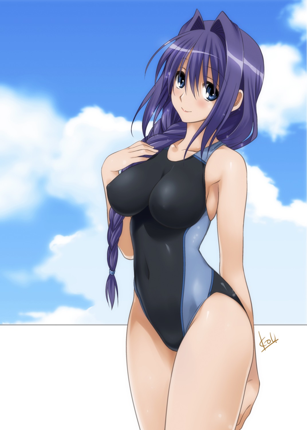 erect_nipples kanon minase_akiko mitarashi_kousei swimsuits