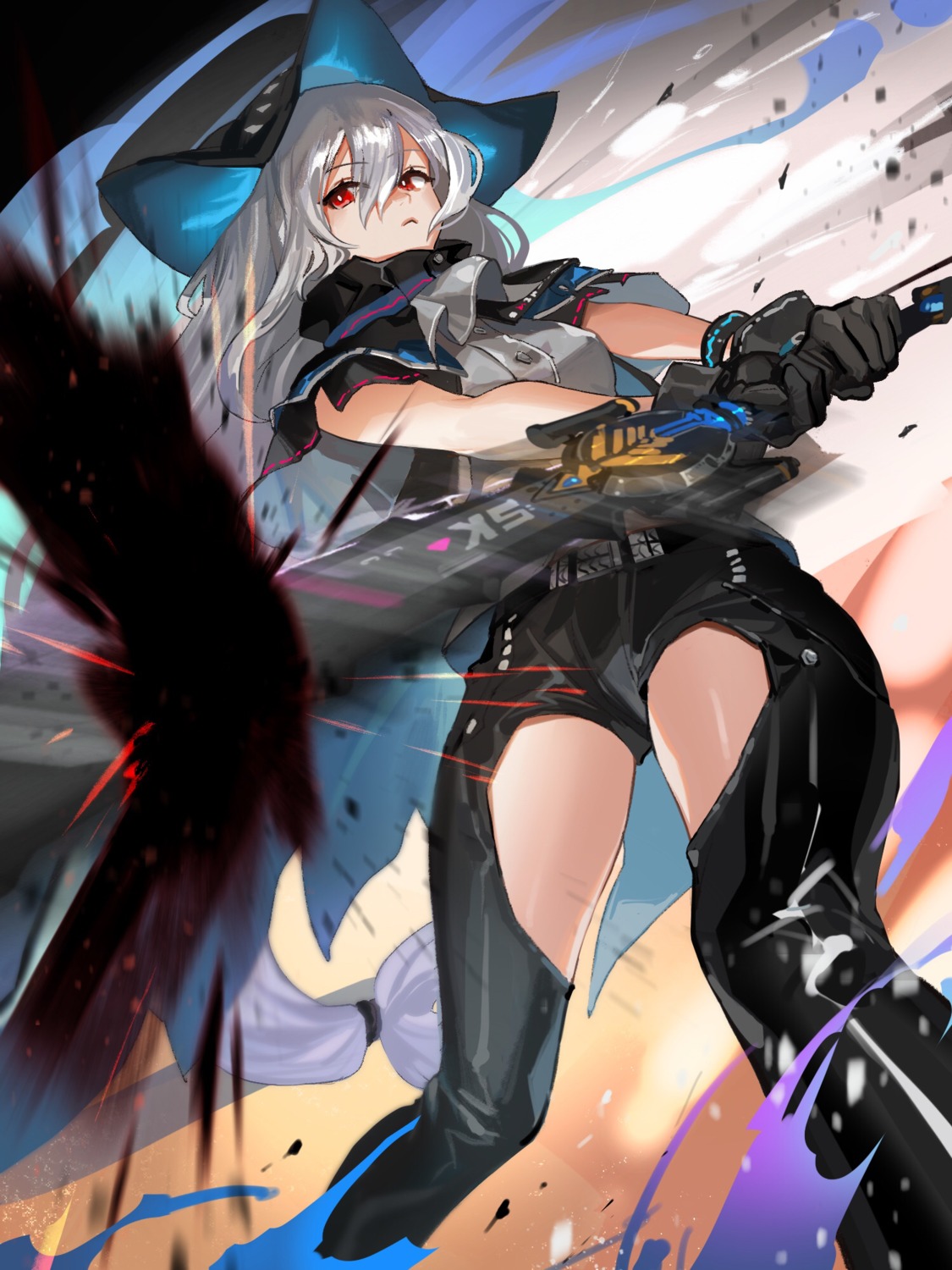 arknights nima_(niru54) skadi_(arknights) weapon