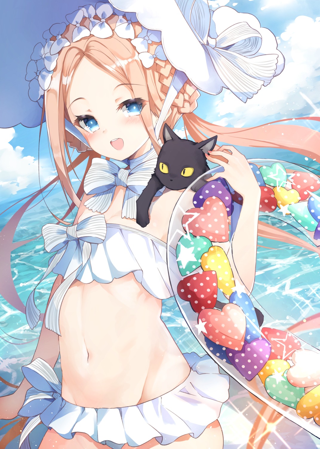 abigail_williams_(fate) bikini fate/grand_order loli mizuno_tera neko swimsuits