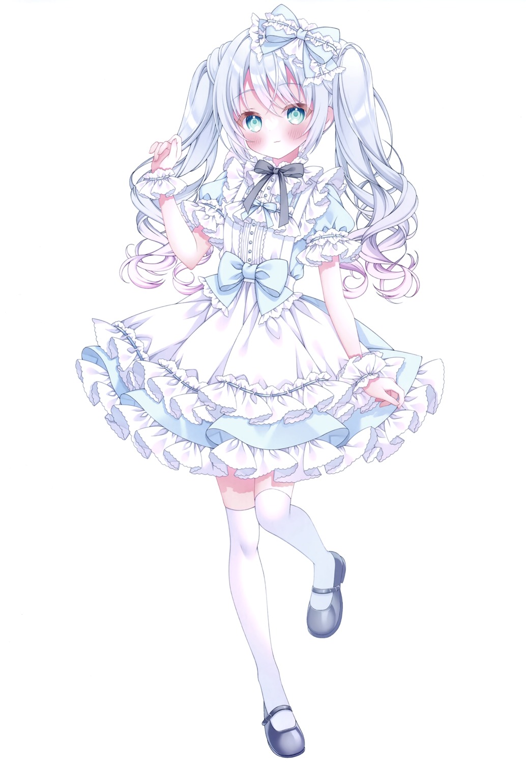 dress kotori_no_shokuji lolita_fashion puu_(kotori_no_shokuji) thighhighs