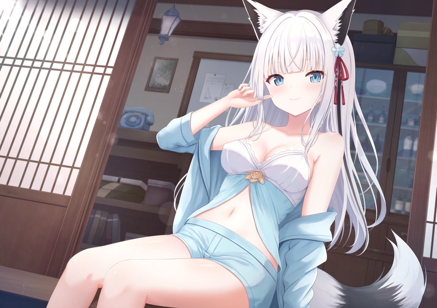 animal_ears kitsune tail touhourh