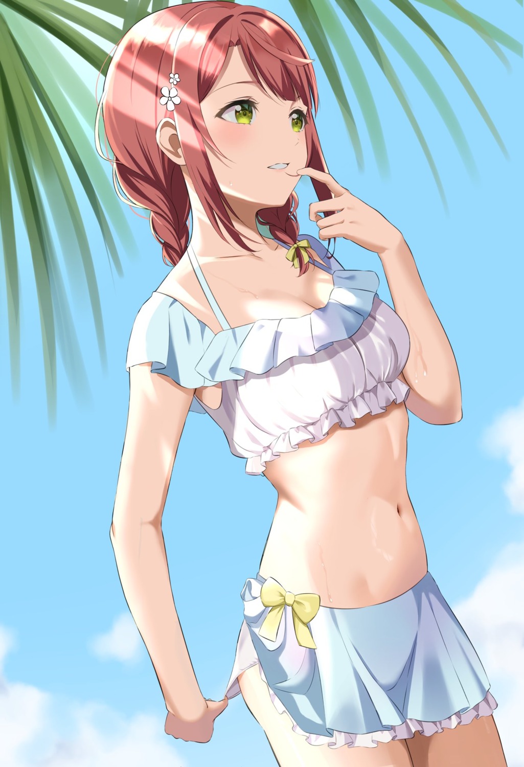 bikini gorilla-shi love_live!_nijigasaki_high_school_idol_club swimsuits uehara_ayumu