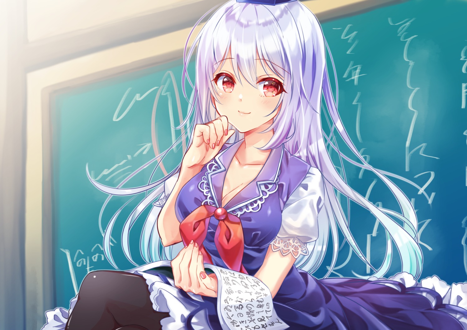 cleavage kamishirasawa_keine miyakoto touhou