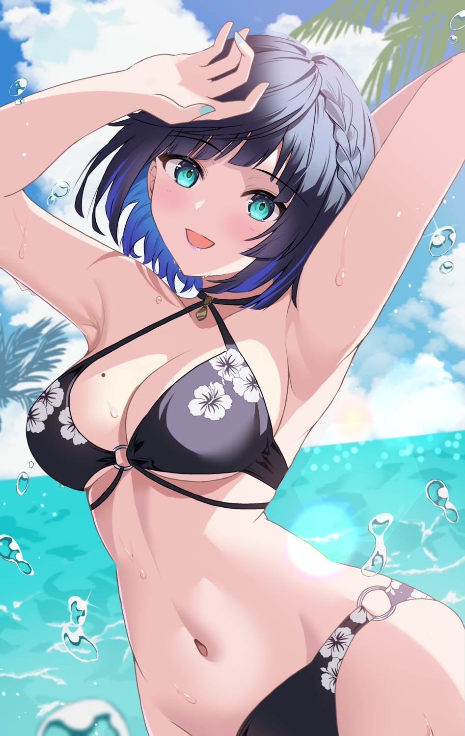 bikini genshin_impact rererere_mon swimsuits yelan