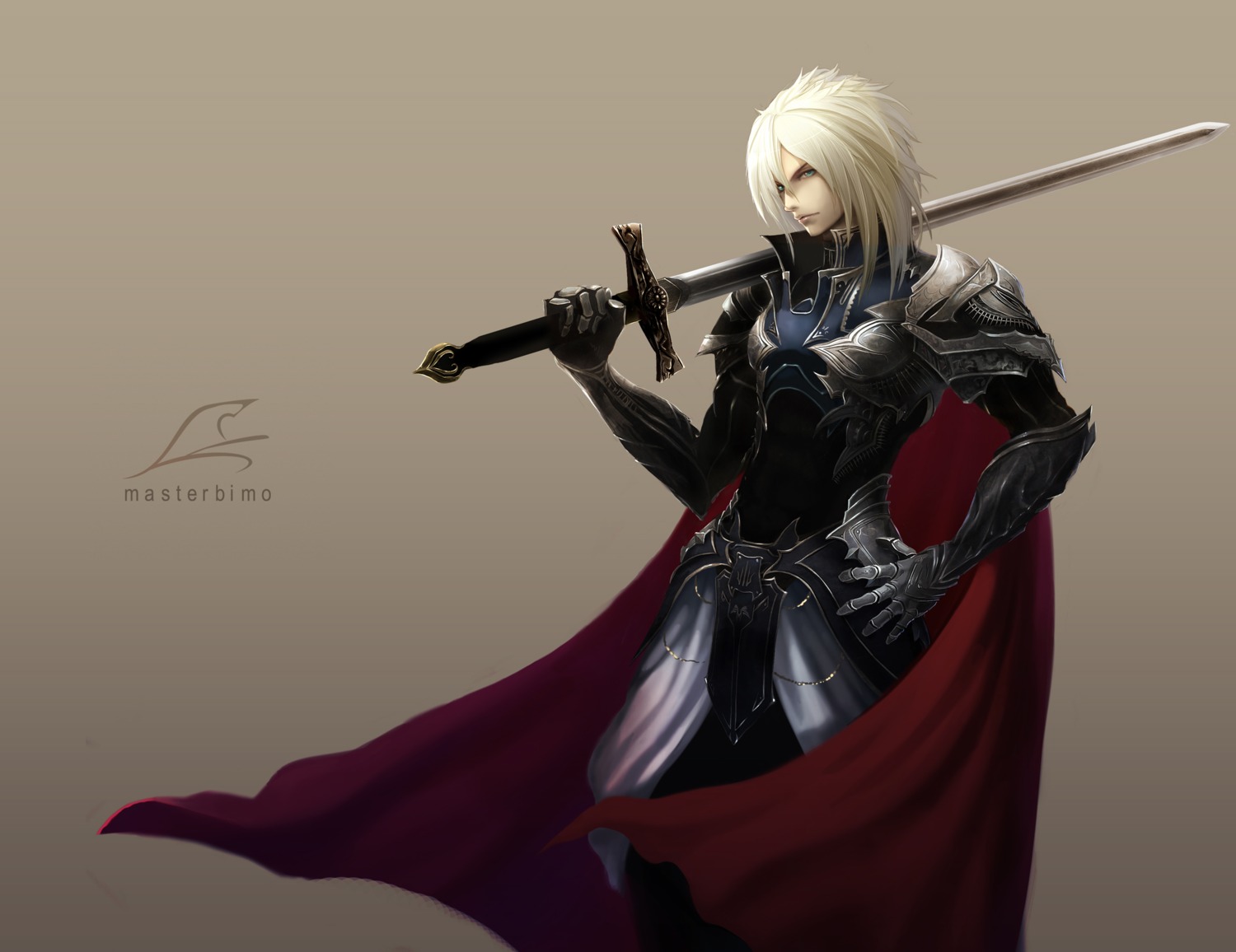 armor male sword sword_world tachikawa_mushimaro