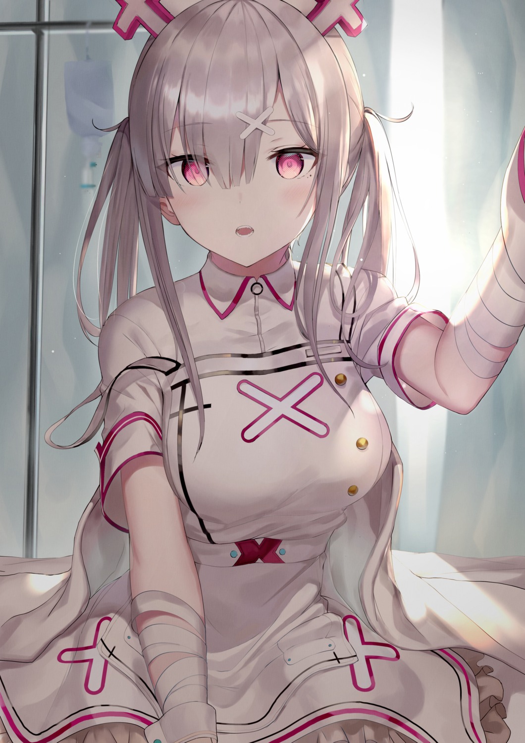 bandages nijisanji nurse sukoya_kana zukan_(db_tyoutyo)