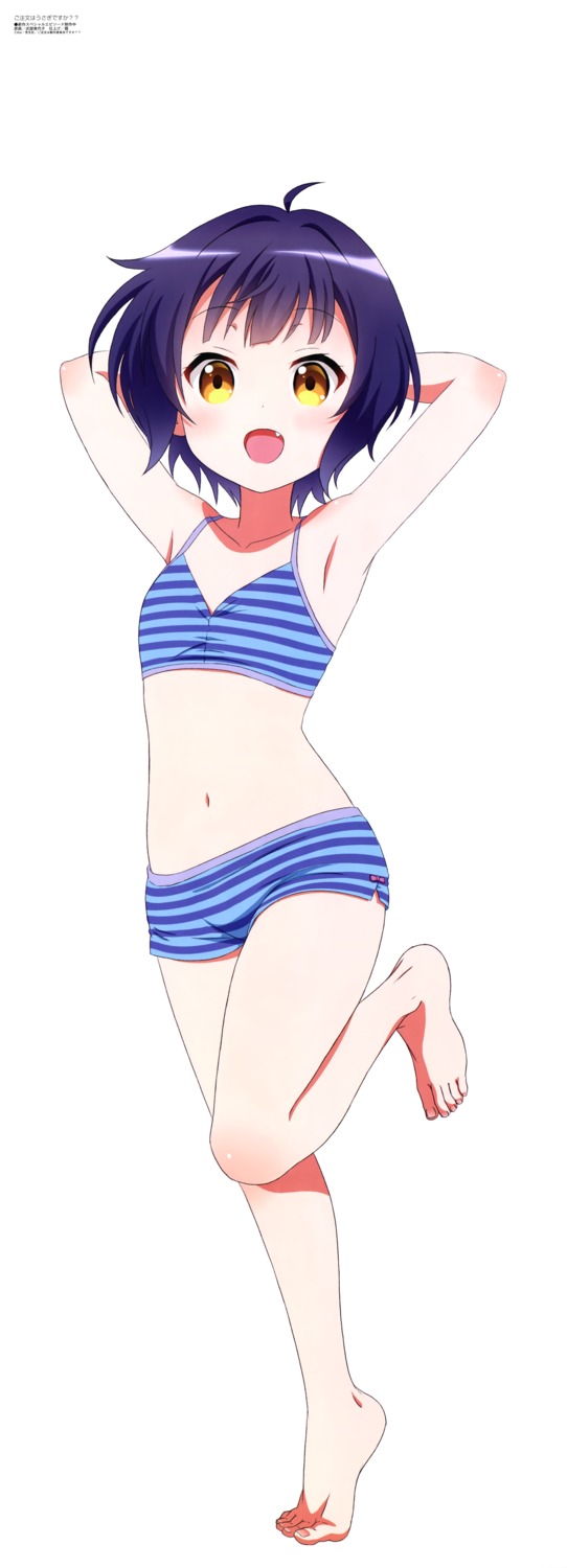 bikini gochuumon_wa_usagi_desu_ka? jouga_maya shikibu_miyoko swimsuits