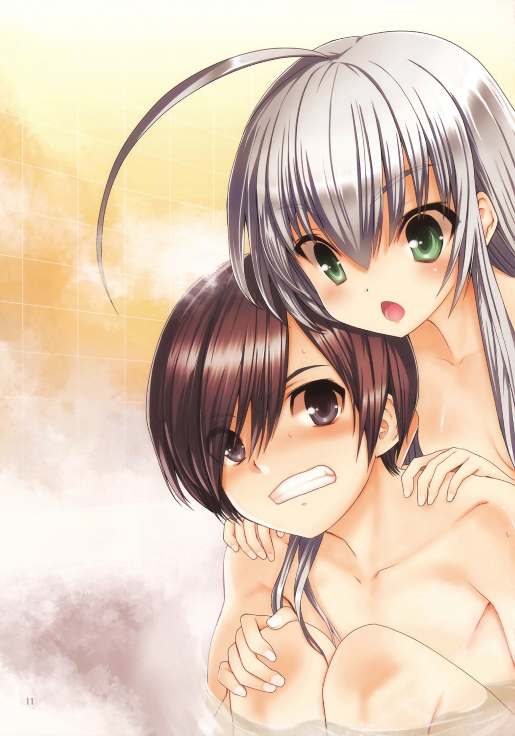 bathing cleavage haiyore!_nyaruko-san koin loli naked nyaruko yasaka_mahiro