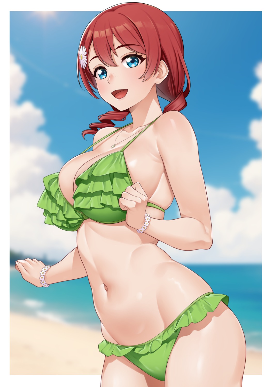 bikini emma_verde love_live!_nijigasaki_high_school_idol_club swimsuits wreath_(lit)