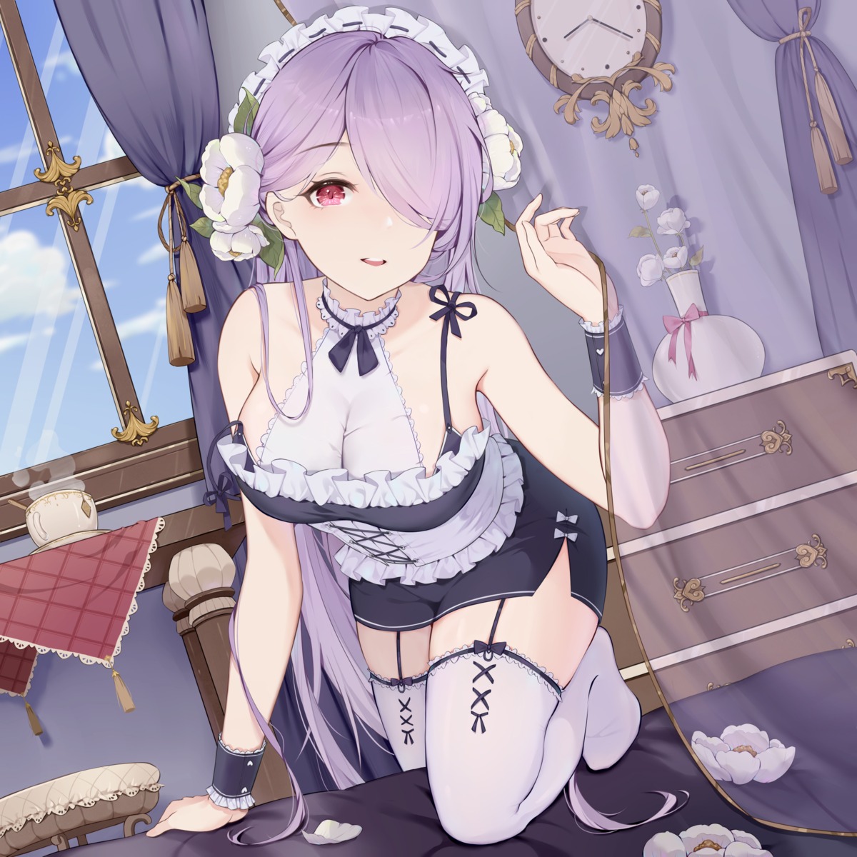 daichengqi maid stockings thighhighs