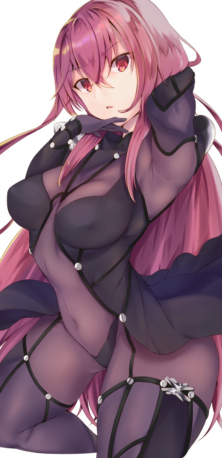 bodysuit erect_nipples fate/grand_order hiiragi_ken scathach_(fate/grand_order)