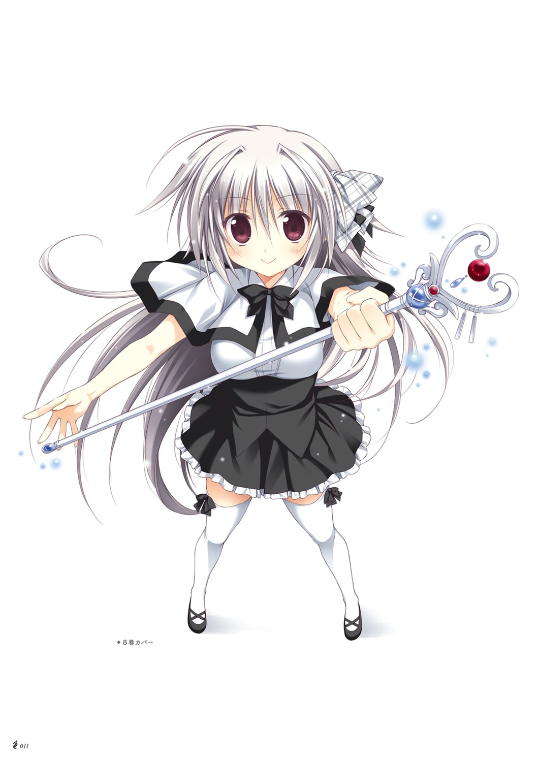 iris_freyja juuoumujin_no_fafnir korie_riko possible_duplicate seifuku thighhighs weapon