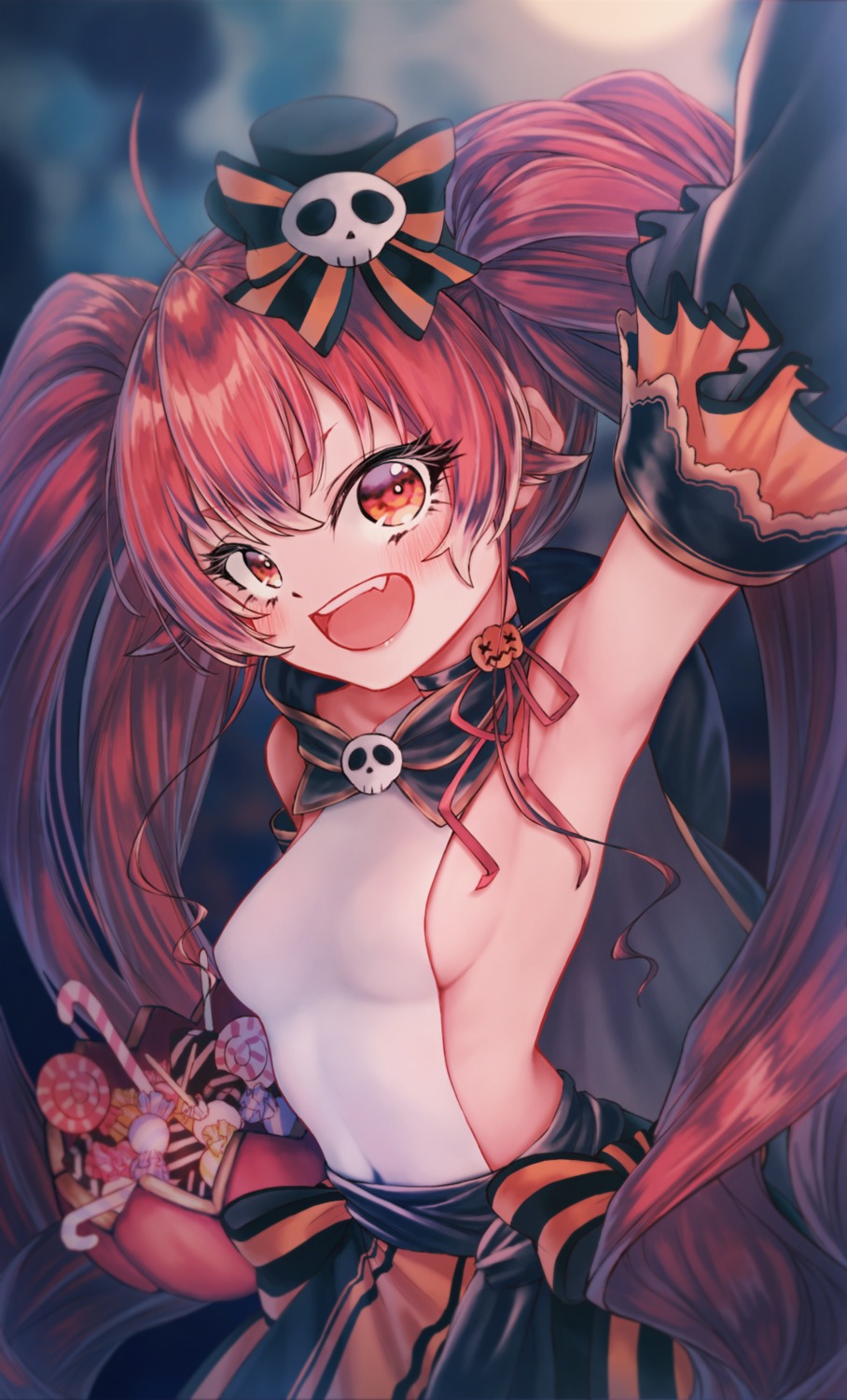 eris_boreas_greyrat halloween mushoku_tensei no_bra wakaba9704