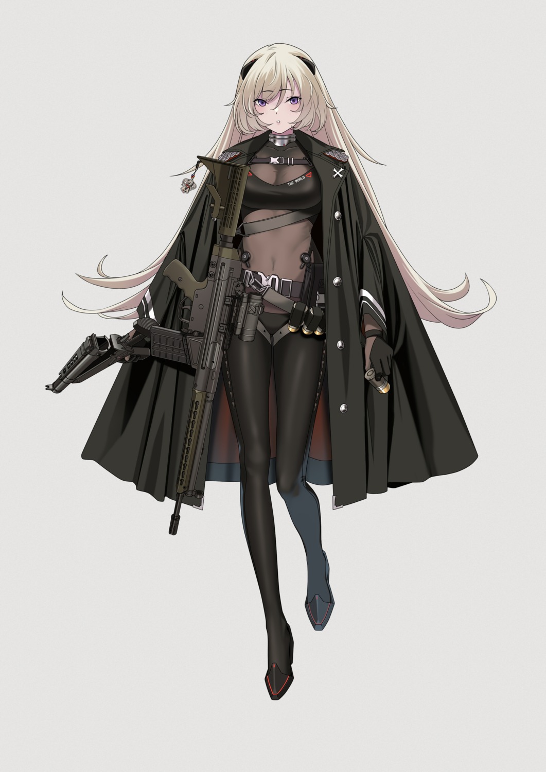 bodysuit g3_(girls_frontline) girls_frontline gun pantyhose yitiao_er-hua