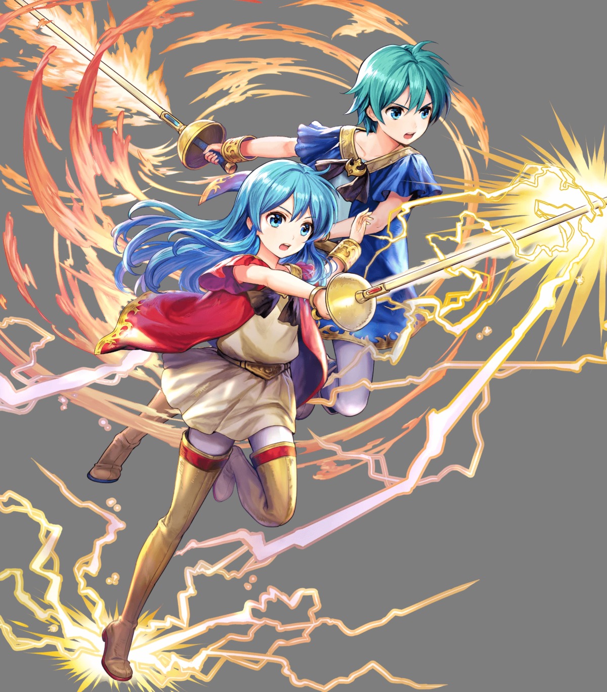 asatani_tomoyo dress eirika ephraim fire_emblem fire_emblem:_seima_no_kouseki fire_emblem_heroes heels nintendo sword thighhighs transparent_png