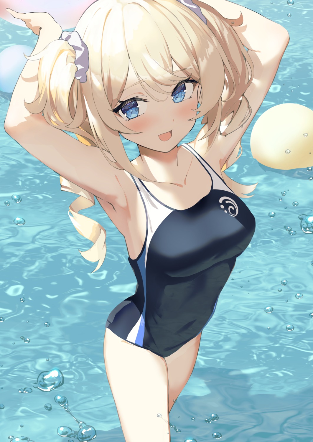 barbara_(genshin_impact) genshin_impact swimsuits xkirara39x