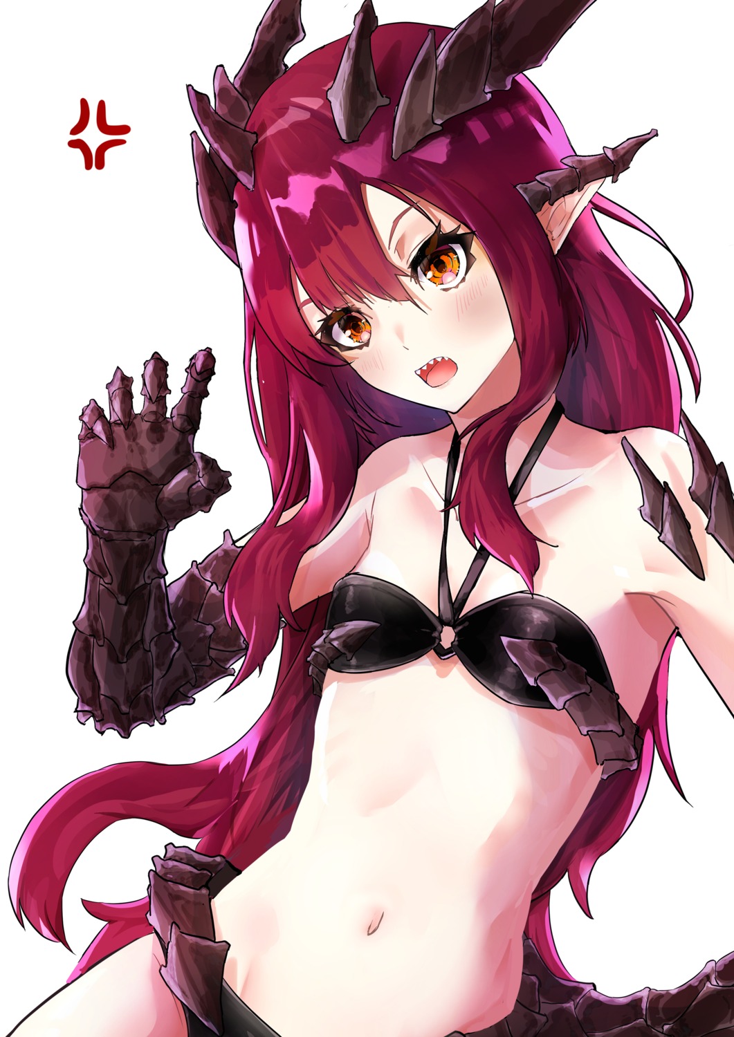 bikini horns pointy_ears swimsuits tagme tail