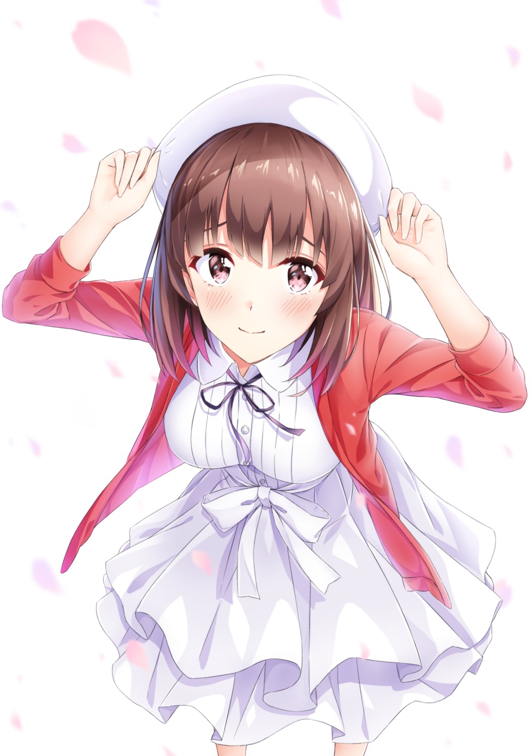 dress katou_megumi saenai_heroine_no_sodatekata sweater yumemo